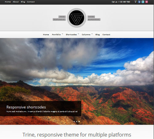 Trine Responsive WordPress Theme
